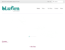 Tablet Screenshot of blugrndesign.com